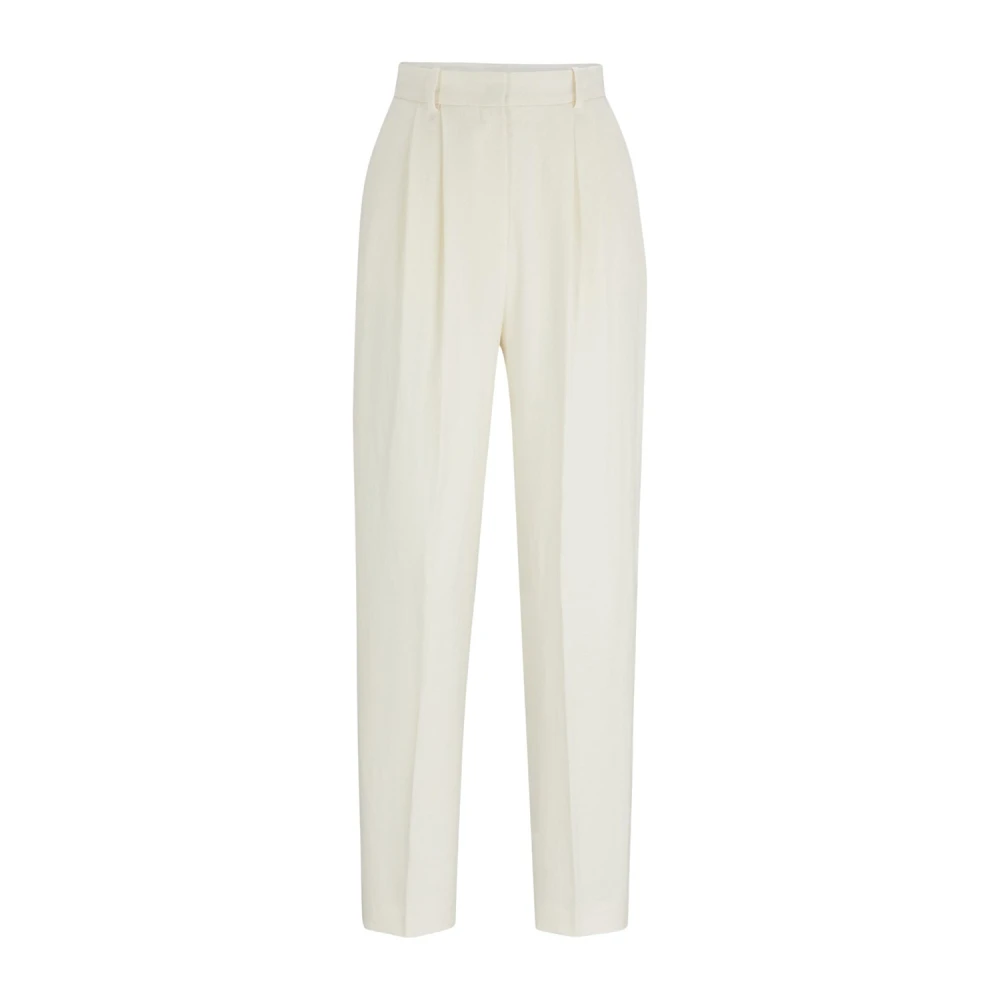 Boss Open Punto Tefike Slim-fit Broek White Dames