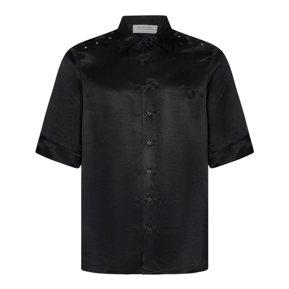 1017 Alyx 9SM Short Sleeve Shirts Black Heren