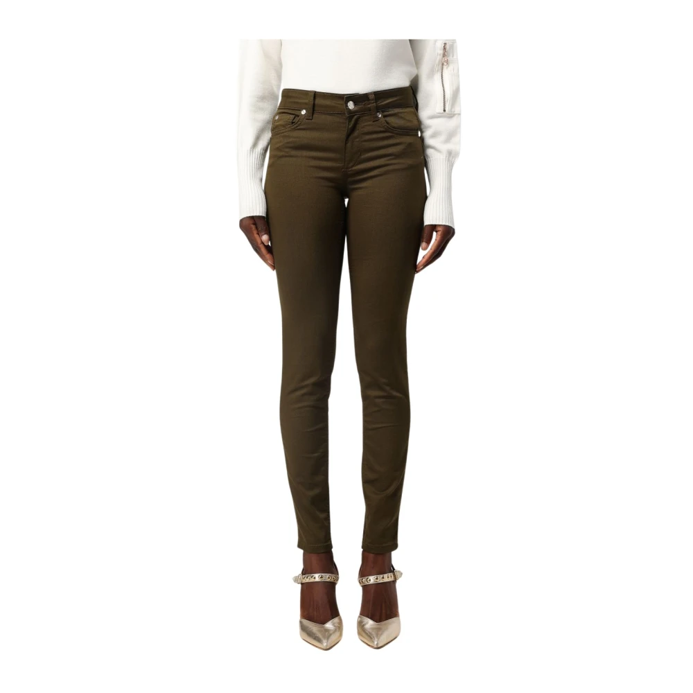 Liu Jo Grön Skinny Bottom Up Byxor