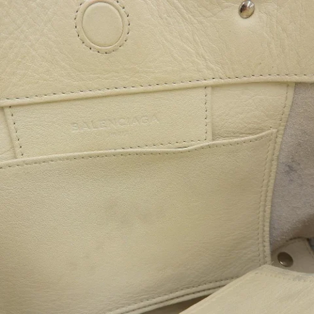 Balenciaga Vintage Pre-owned Leather handbags White Dames