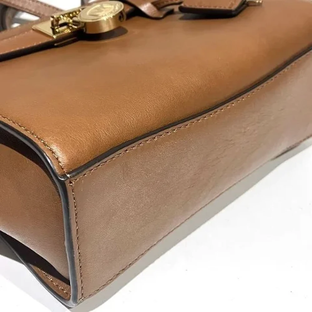 Michael Kors Pre-owned Leather crossbody-bags Brown Dames