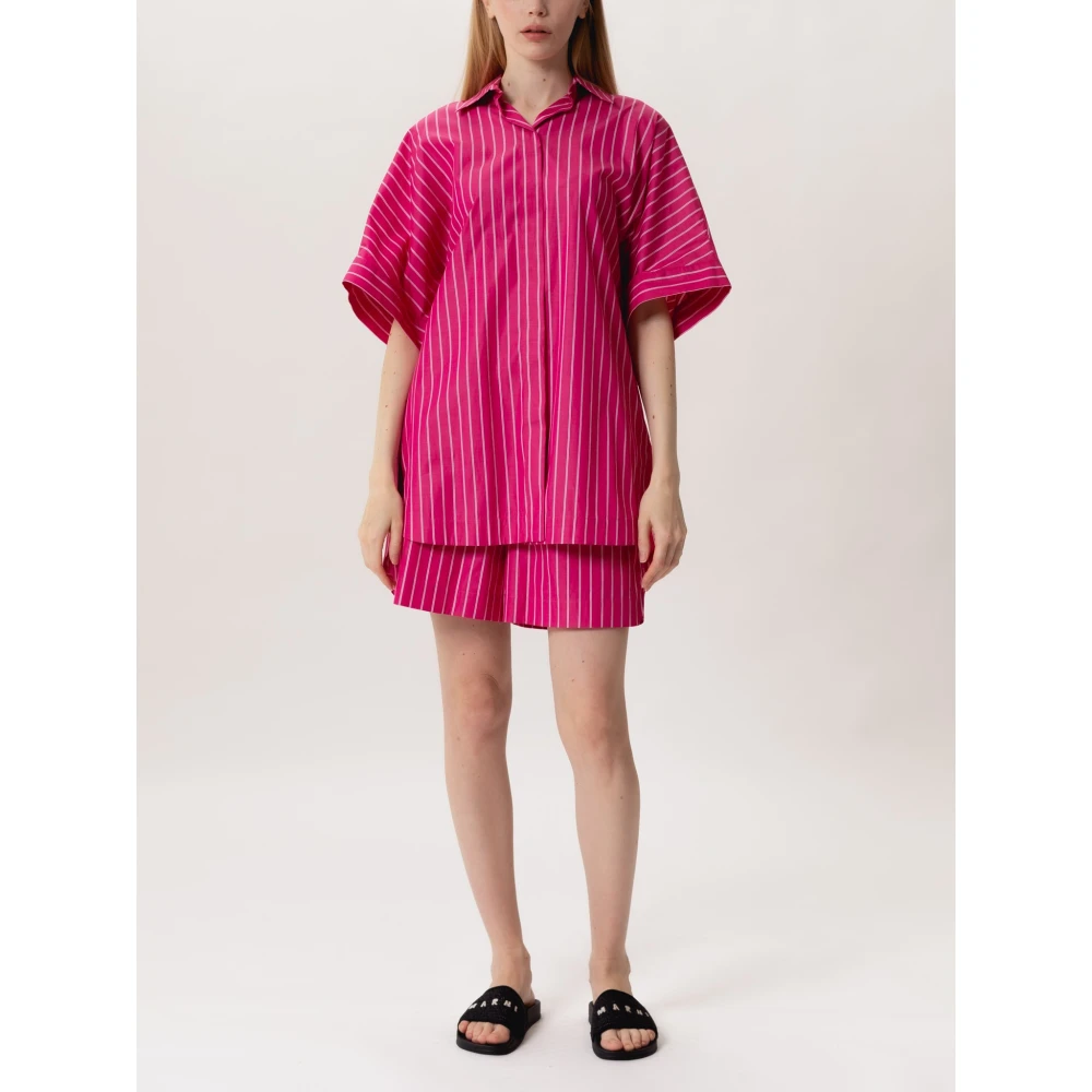 Max Mara Oversized Anemone Blouse Ss23 Stijl Pink Dames