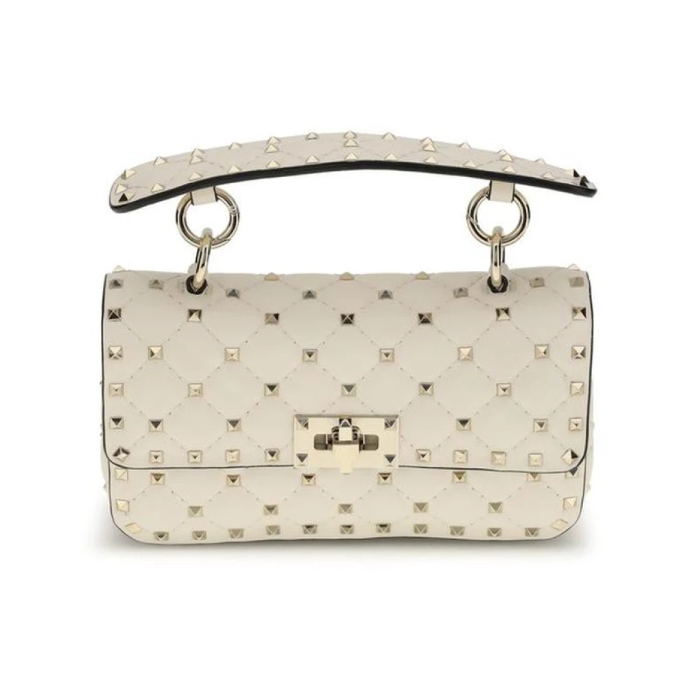 Valentino Garavani Donna Bianco Borsa A Tracolla Con Decorazione - Immagine 4