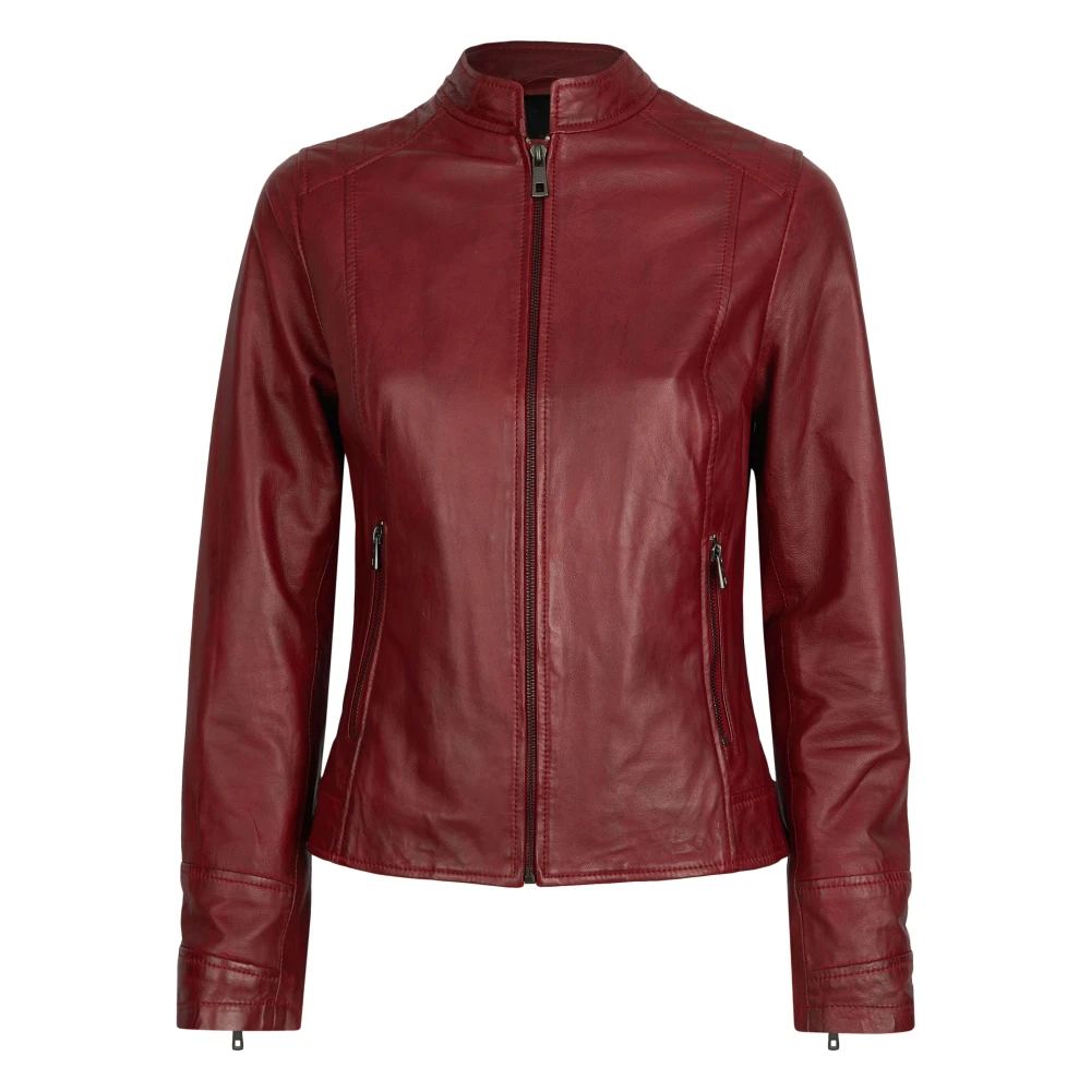 Bugatti Elegante leren jas Red Dames