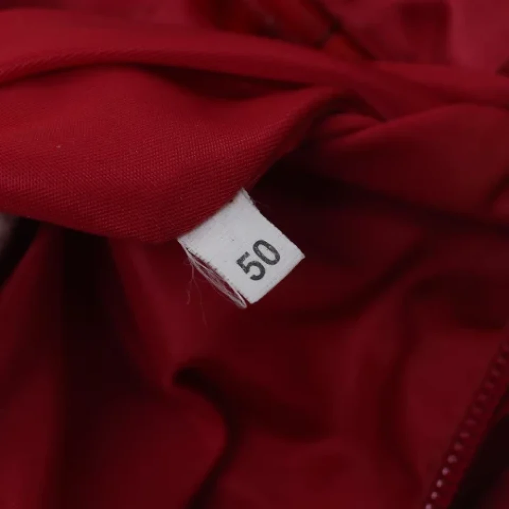 Prada Vintage Pre-owned Satin handbags Red Dames