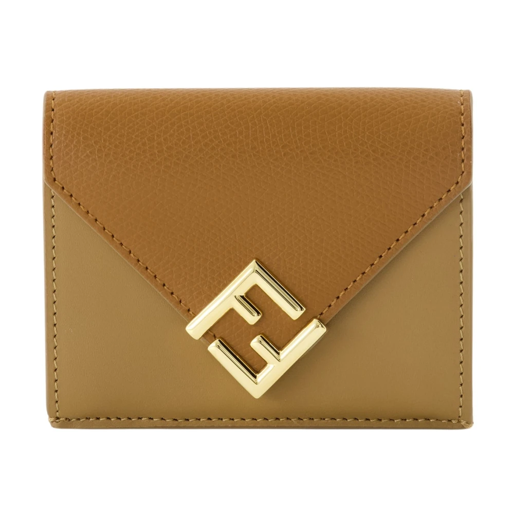 Fendi Women's Brown Wallets & Cardholders, One Size, Ff Diamonds Wallet