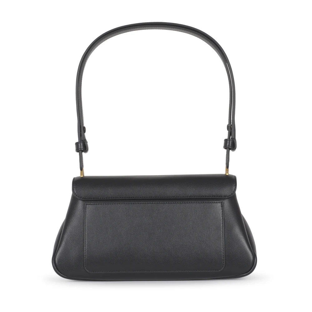 Kate Spade Fijnkorrelige Leren Schoudertas Zwart Black Dames