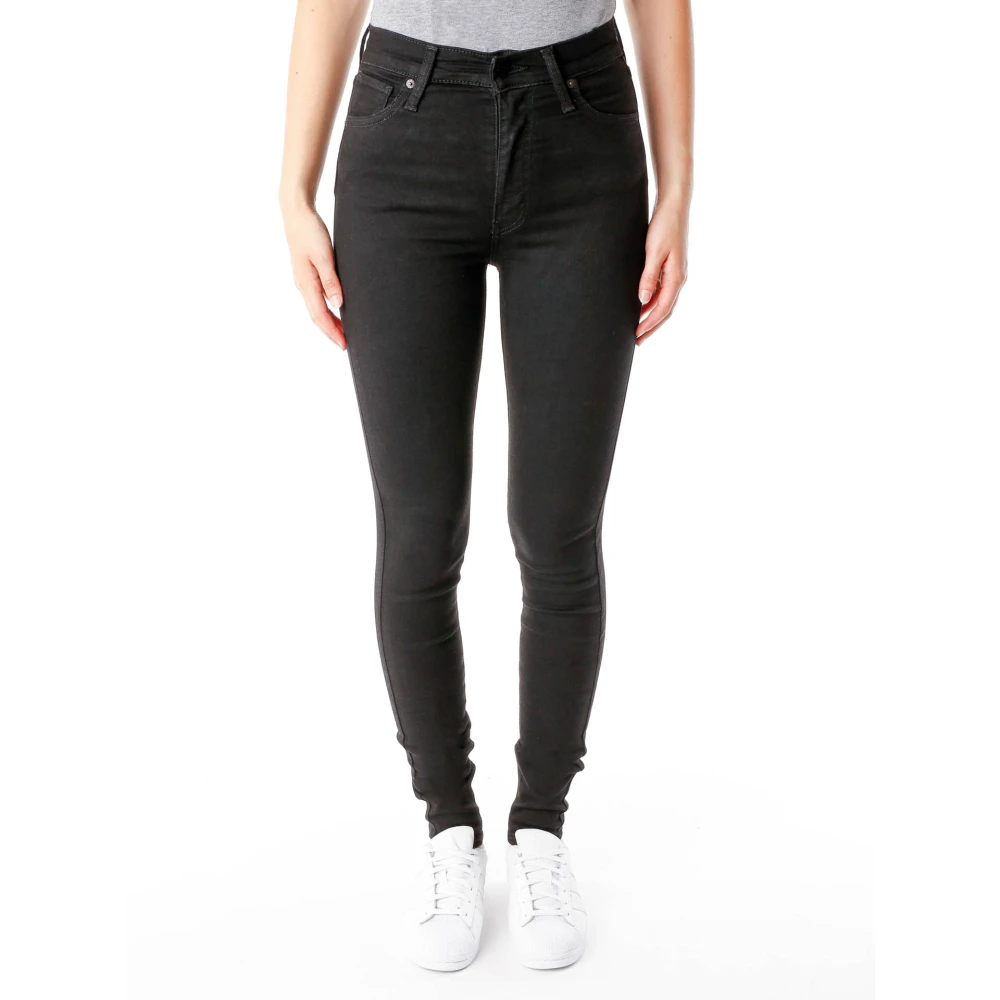 Levi's Hög Midja Skinny Jeans Black, Dam