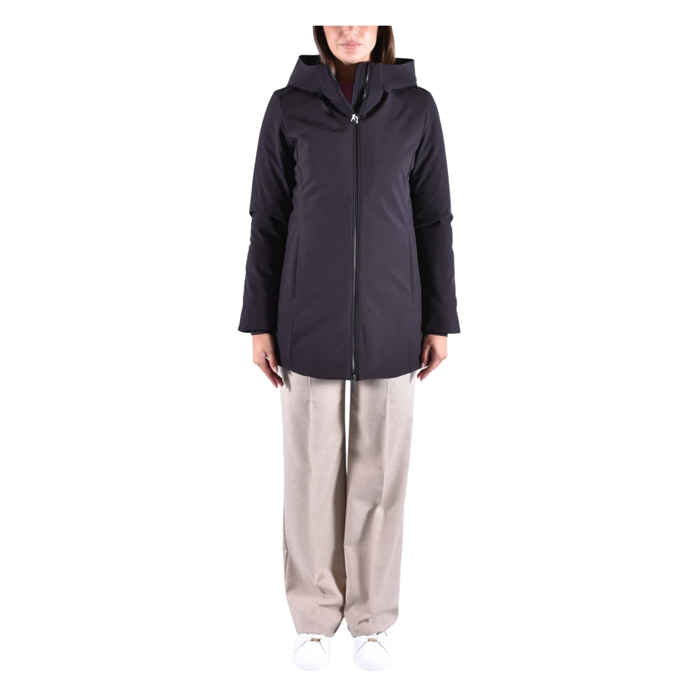 Woolrich Black Polyester Parka - S - Image 2