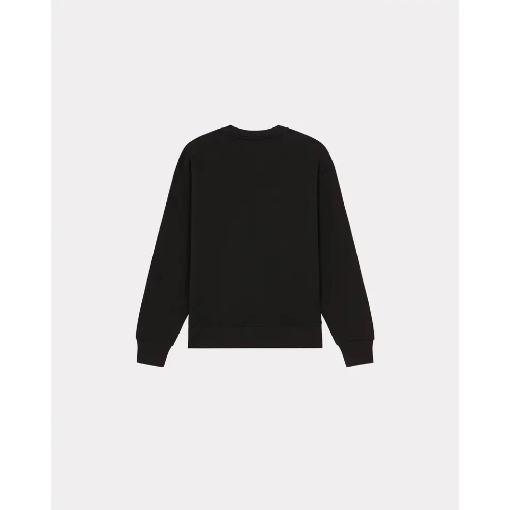 Kenzo Zwarte Sweater met Iconisch Logo Black Heren