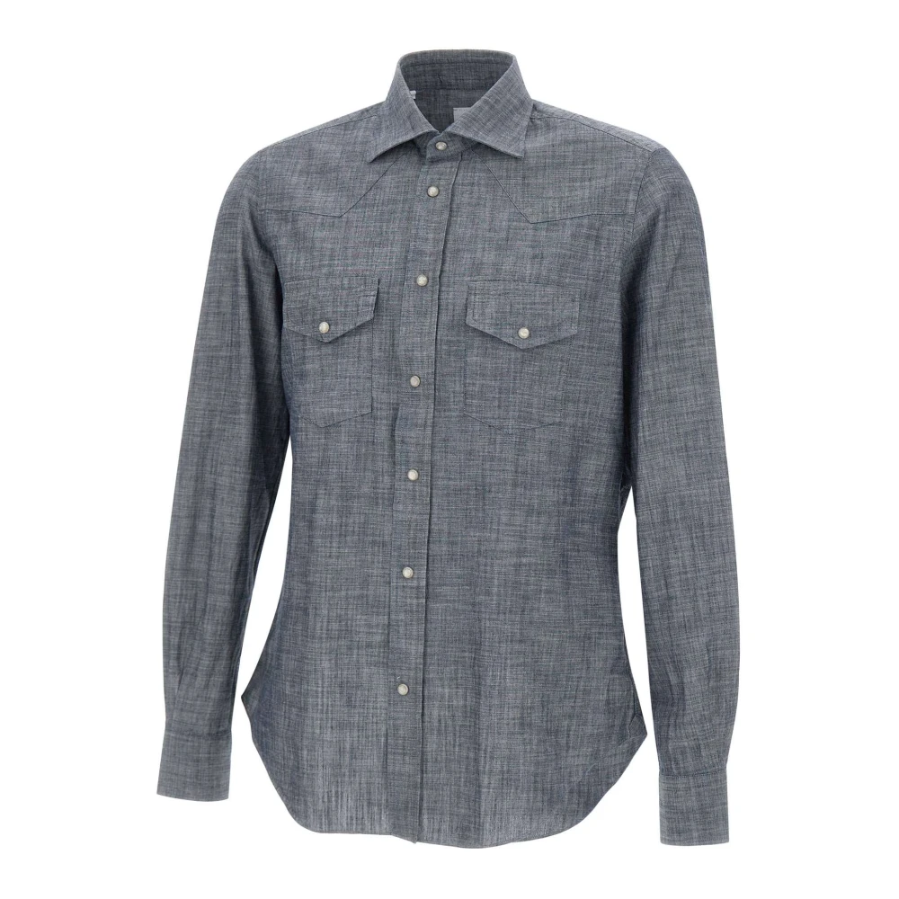 Eleventy Hombre Azul Camisas, Talla: 3XL