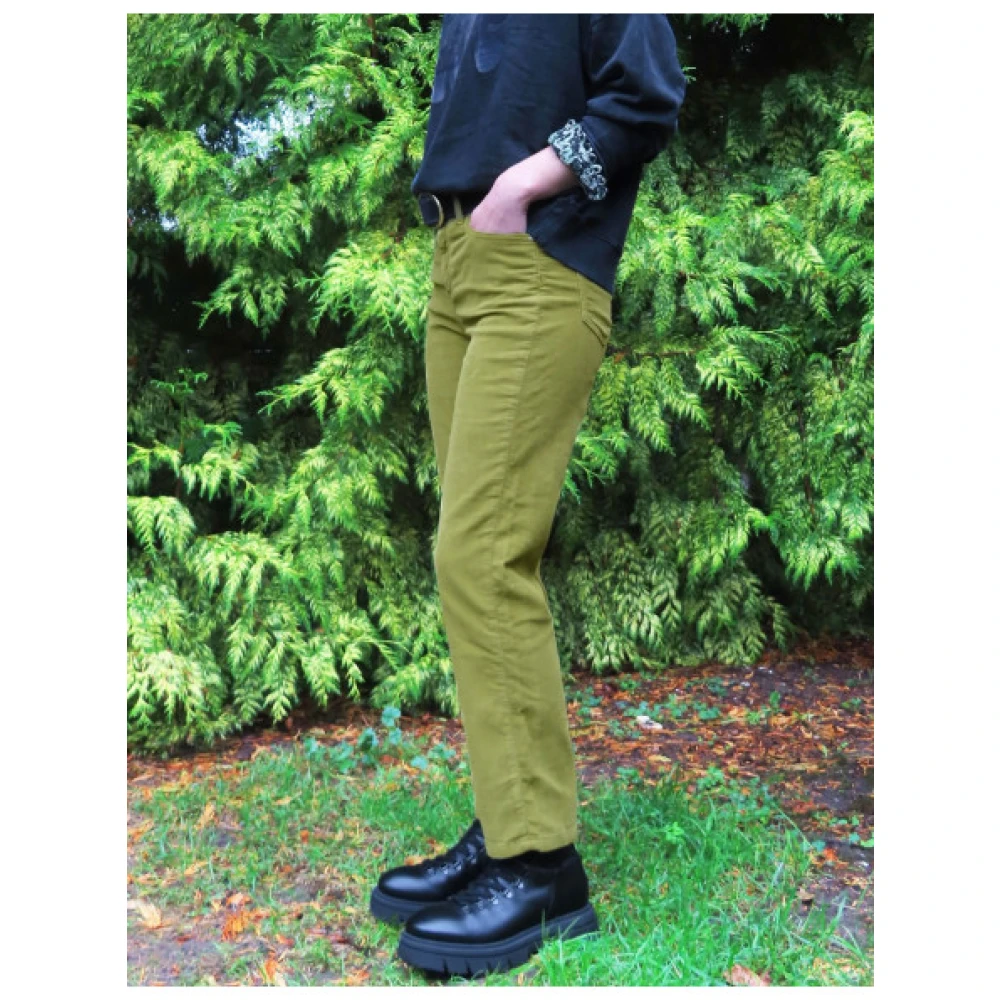 Islow Hoge taille Rechte Jeans Green Dames