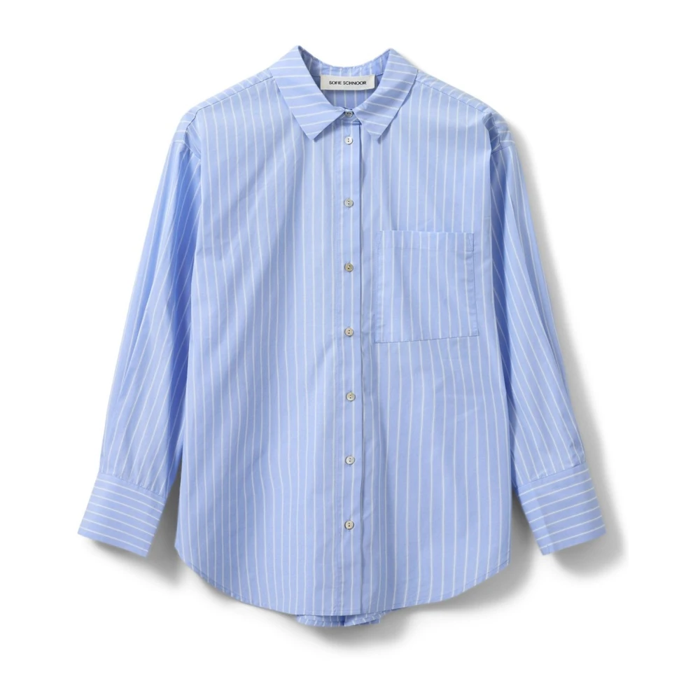 Sofie Schnoor Blue Striped Shirt - Female - Shirts - Xs - Blouses & Shirts