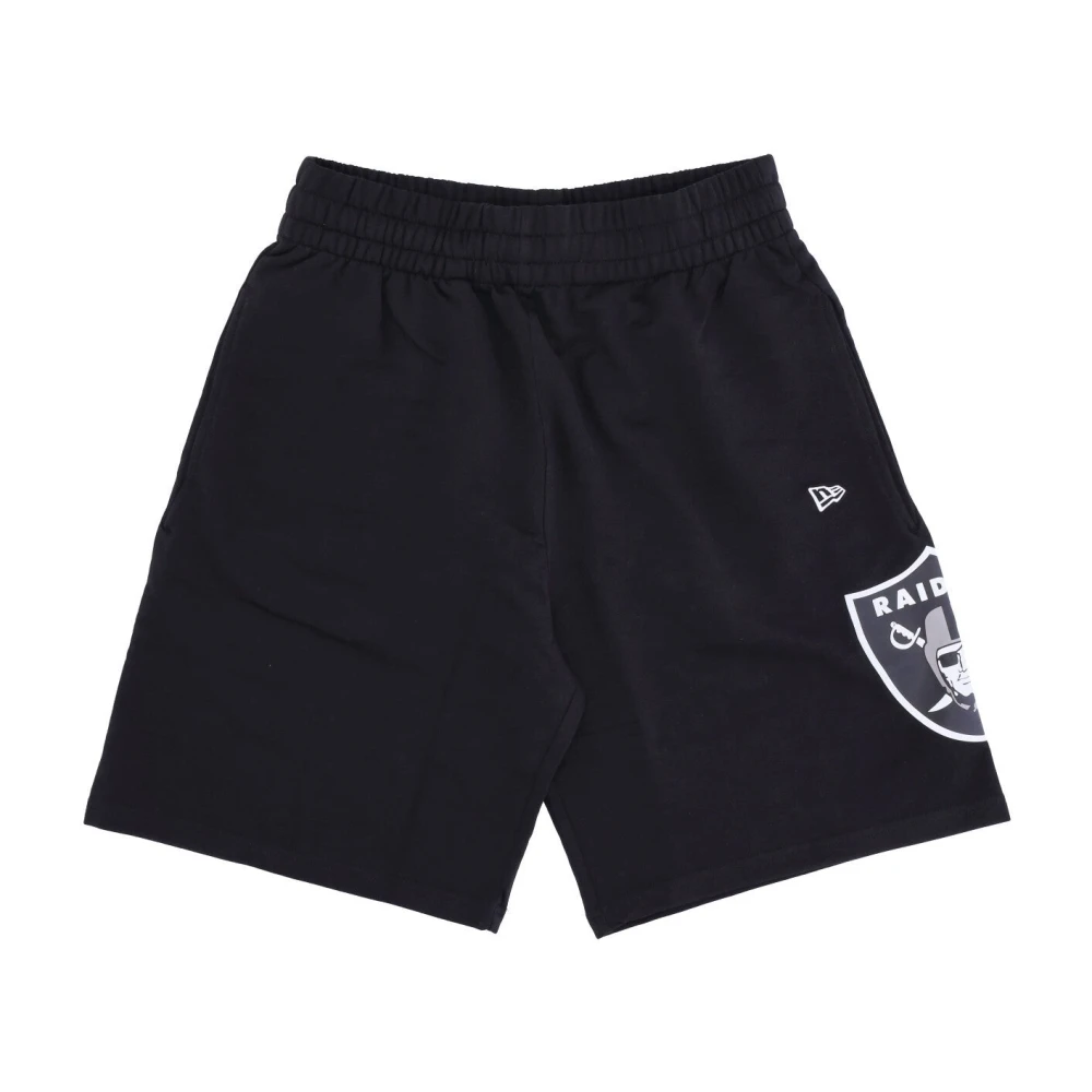 New era Raiders Trainingspak Shorts Zwart Katoen Black Heren