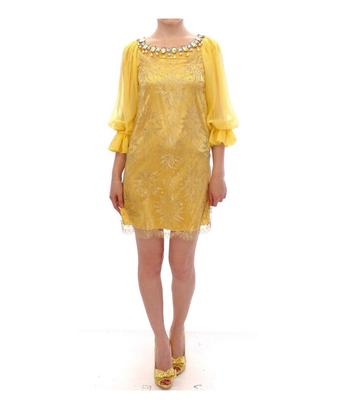 mini-robe-jaune-en-dentelle-et-cristaux