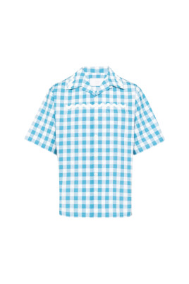 oversized-short-sleeve-cotton-vichy-shirt