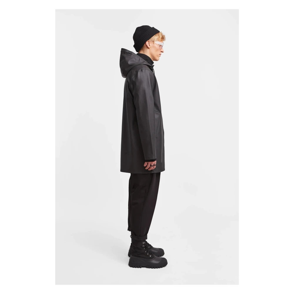 Stutterheim Stijlvolle Lichtgewicht Regenjas Black Heren