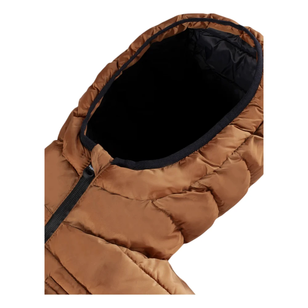 RefrigiWear Korte Gewatteerde Jas Brown Heren