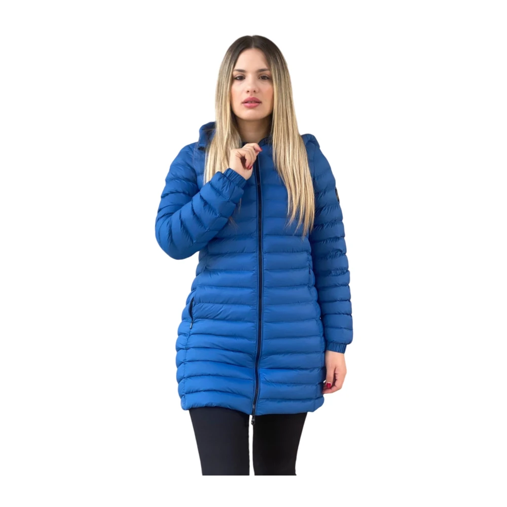 RefrigiWear Stijlvolle Winterjas Blue Dames