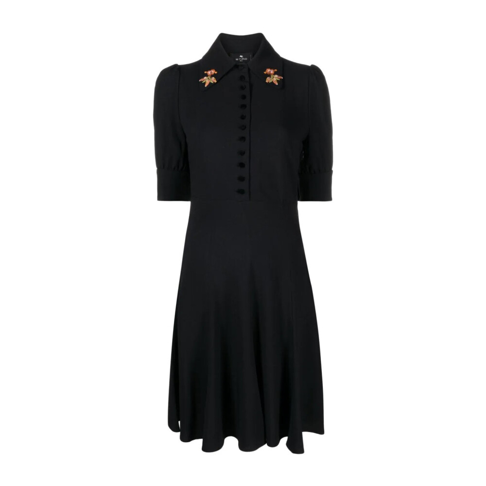 ワンピース Etro Abito Corto In Misto Cotone Abito lungo in misto cotone con stampa in Multicolore - Etro