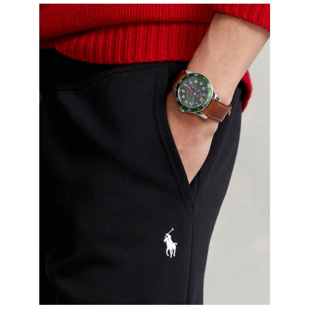 Polo Ralph Lauren Zwarte joggingbroek met verstelbare tailleband Black Heren