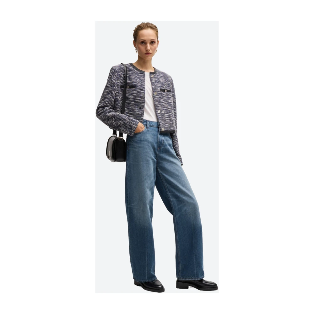Hugo Boss Indigo denim palazzo jeans Blue Dames