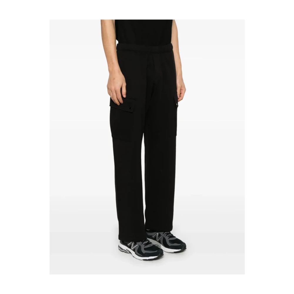 C.P. Company Cargo Sweatshirt Broek Zwart Katoen Black Heren