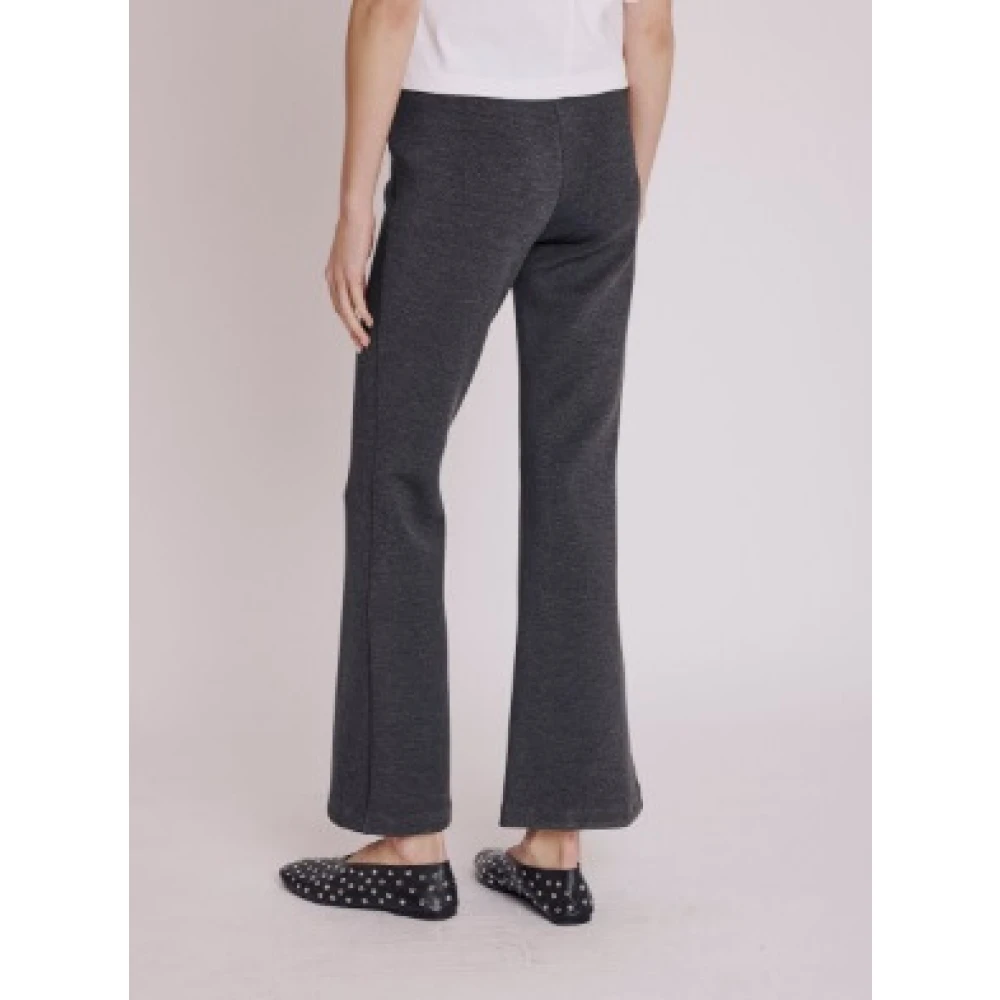 Berenice Wijde Grijze Broek Eenvoudige Stijl Black Dames