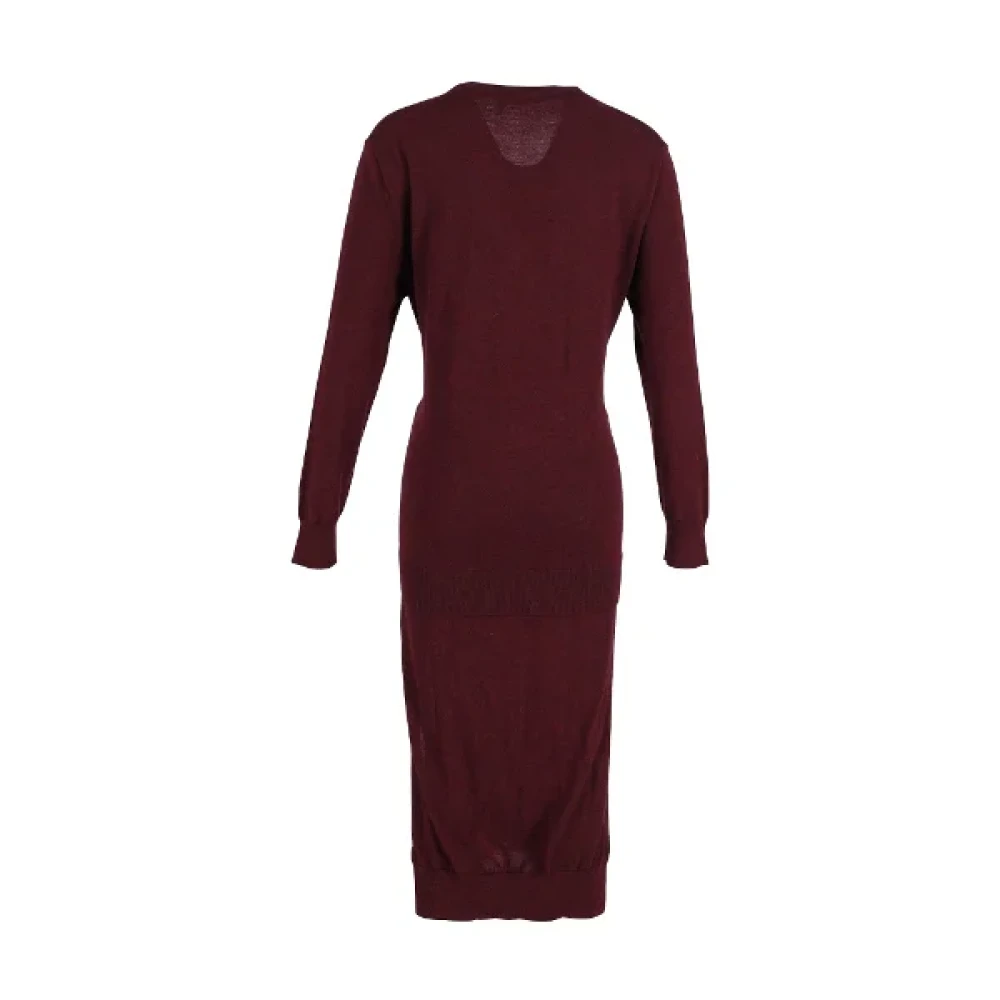 Chloé Pre-owned Wool dresses Red Dames