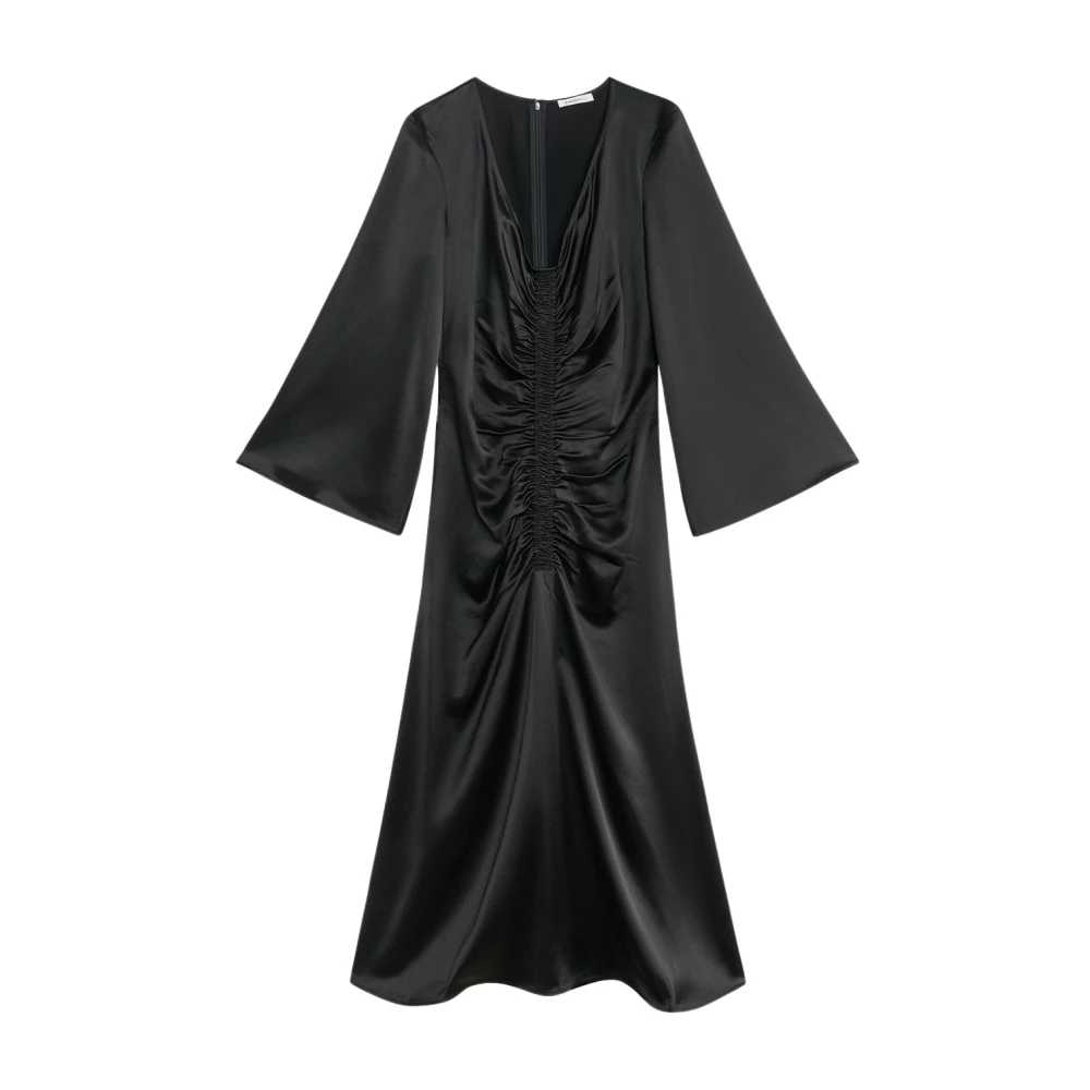 By Malene Birger Elegant Lavendel Klänning Black, Dam