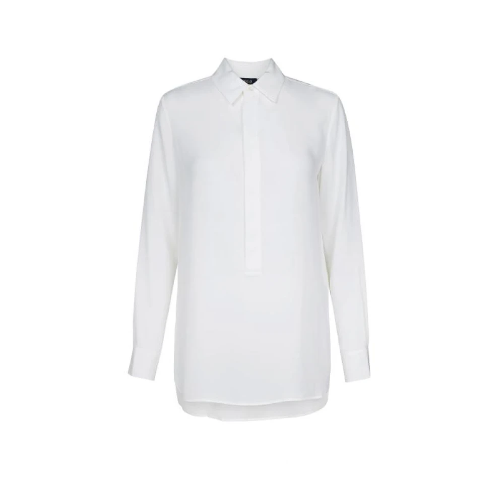 Polo Ralph Lauren Klassisk Långärmad Skjorta White, Dam