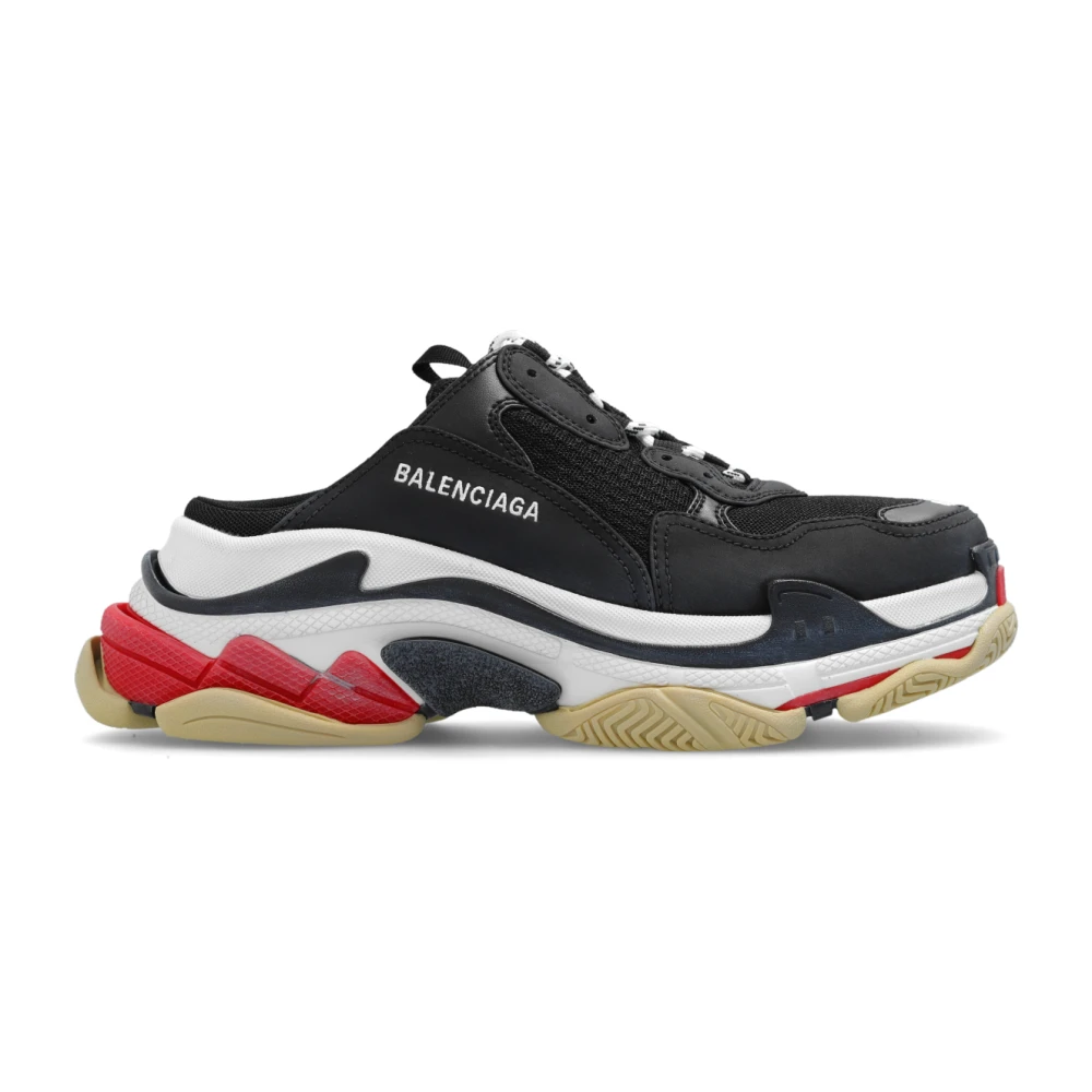 Balenciaga triple s online zwart rood