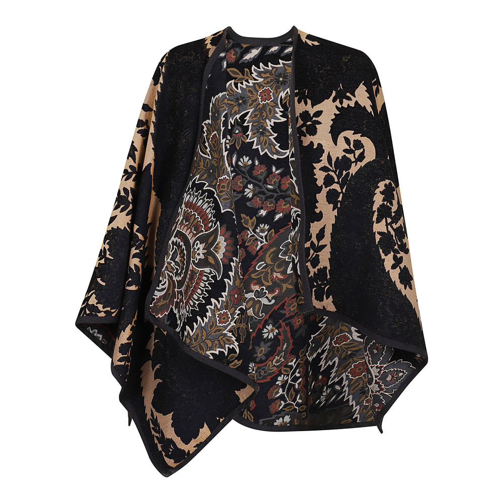 Diesel Giraffe Print Geometric hotsell Wool Zip-Up Poncho