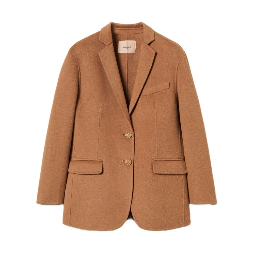 Twinset Damen Braun Jacken, Xsgröße: