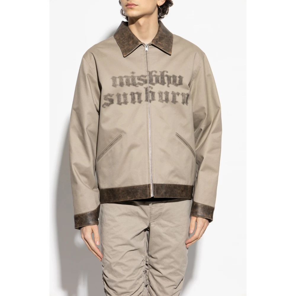 Misbhv Jas met logo Beige Heren