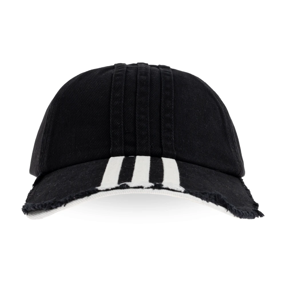 Y-3 Black Hats & Caps, Unisex, M, Stripes Cap