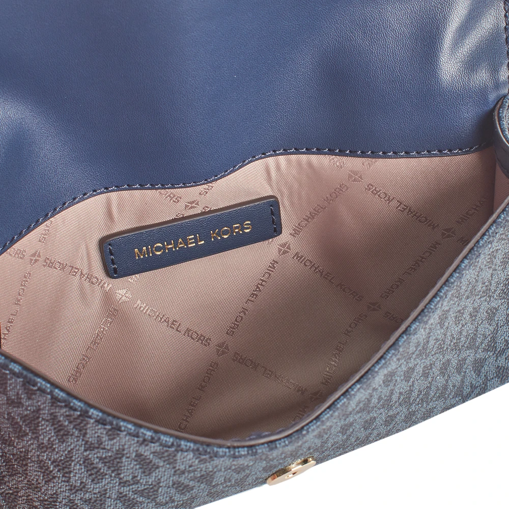 Michael Kors Omkeerbare leren tas Blue Dames