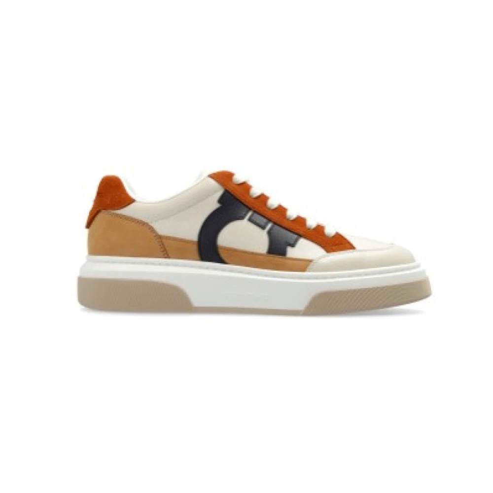 Ferragamo Cassina Gancini Low-Top Sneaker Heren Schoenen Veelkleurig Multicolor