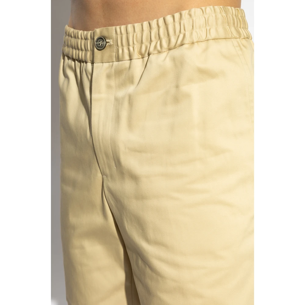 Ami Paris Shorts met Zakken Beige Heren