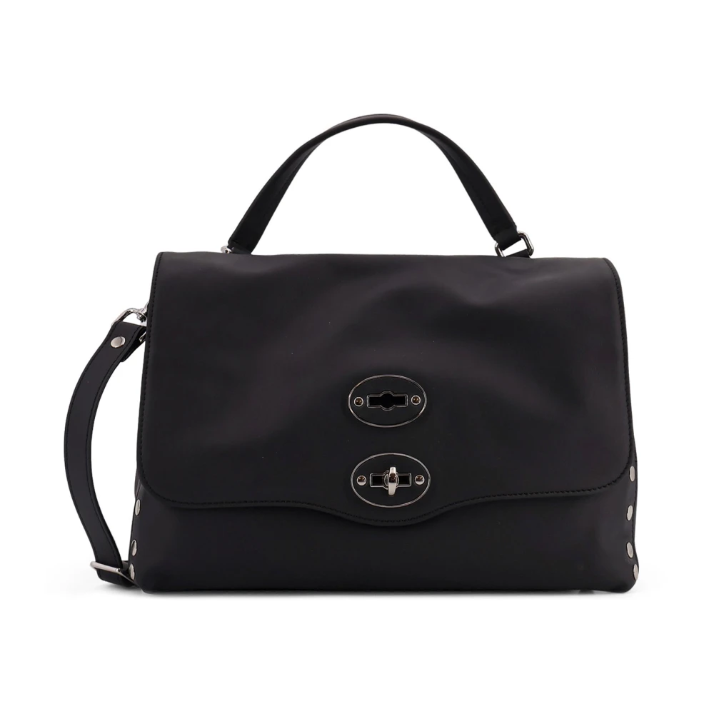 Zanellato Women's Black Handbags, One Size, Postina Saeta Bag