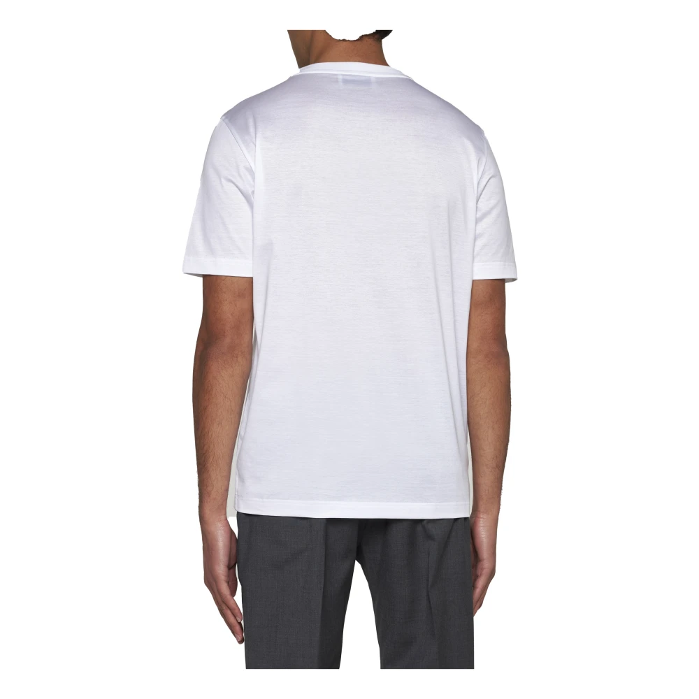 D4.0 Witte T-shirts en Polos White Heren