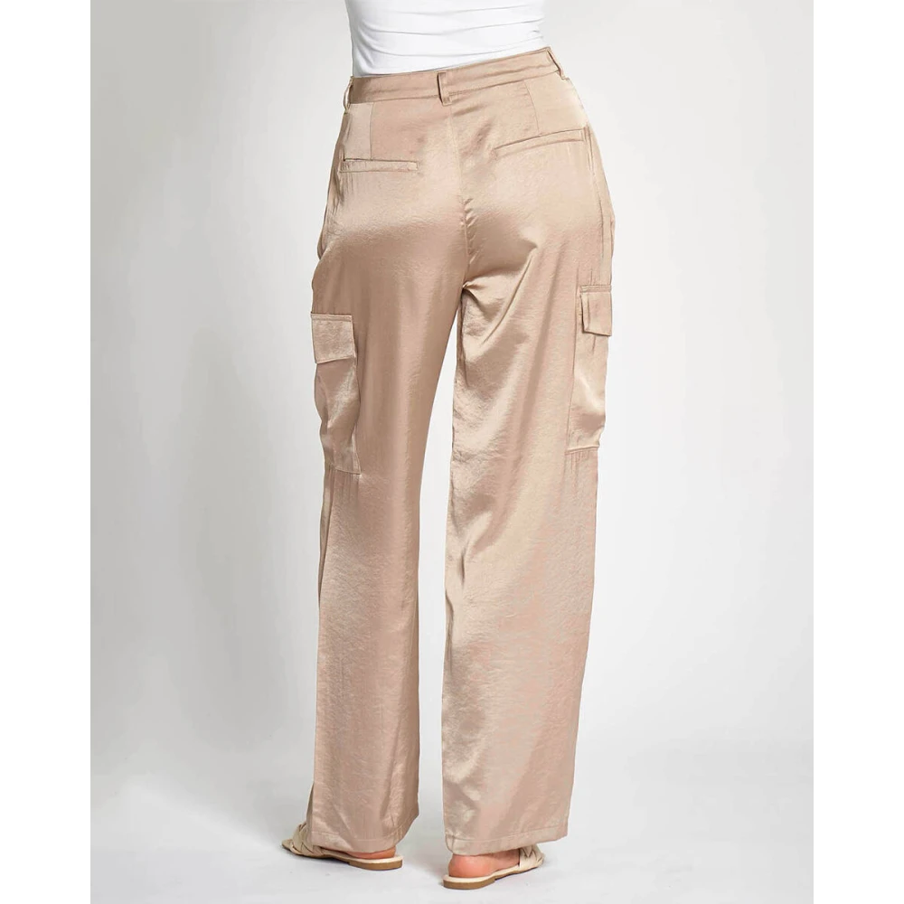 Zhrill Stijlvolle Broek Zhline Beige Dames