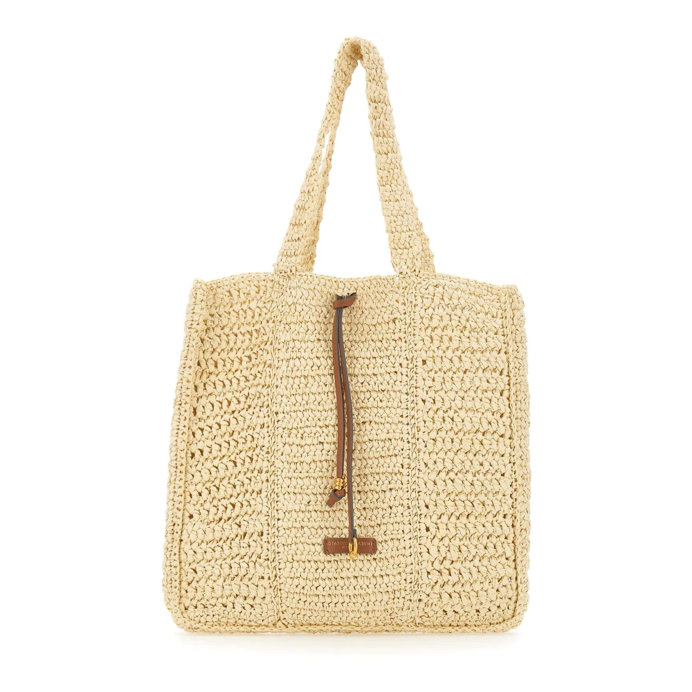 Gianni Chiarini Women's Beige Shopping Bags, One Size, Nefeli Shopper
