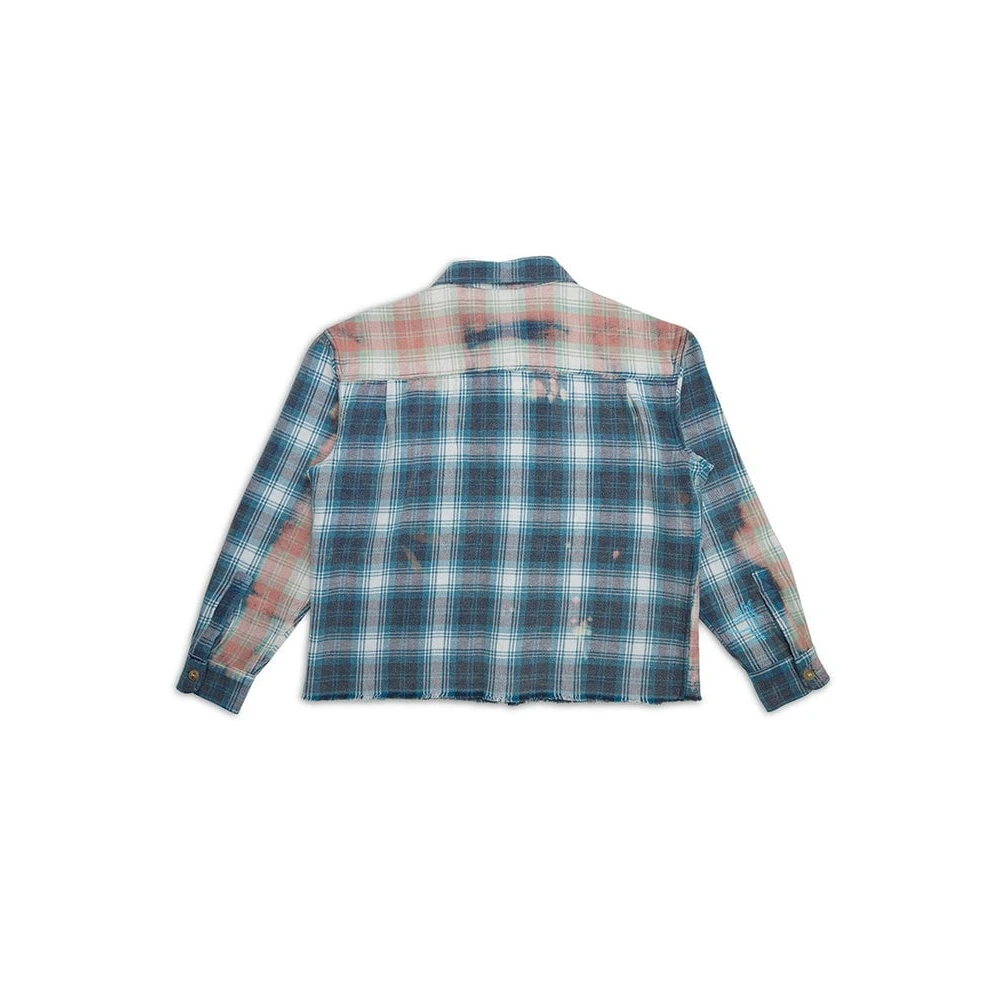 Deus Ex Machina Fantasy Geruite Flanellen Shirt met Borduurwerk Multicolor Heren