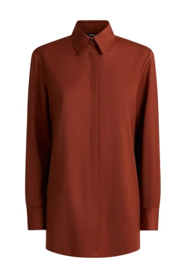 Ren ullskjorta för elegant stil