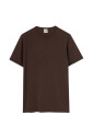brown-ribbed-crewneck-cotton-t-shirt