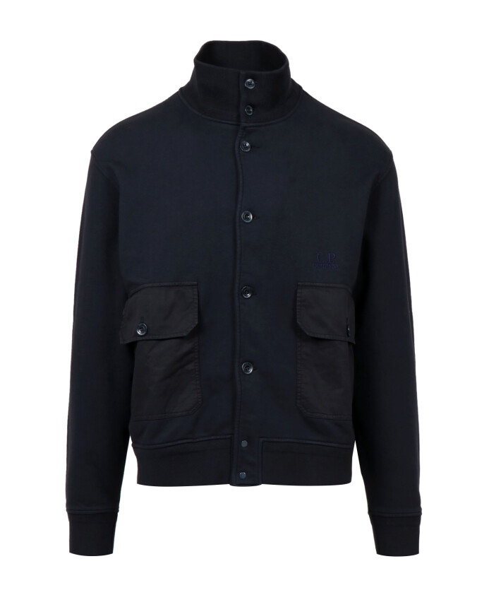 pull-bleu-avec-structure-de-tissage-diagonale