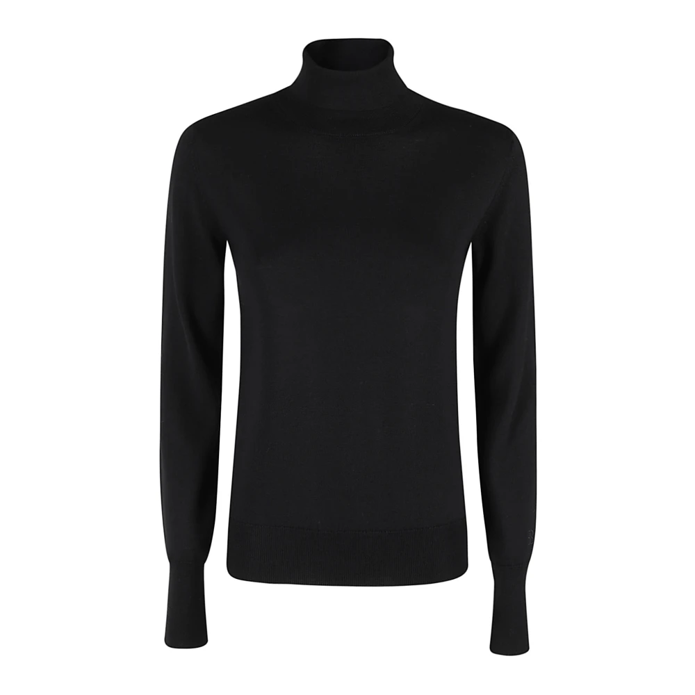 Filippa K Comfortabele Turtle Neck Sweater Black Dames