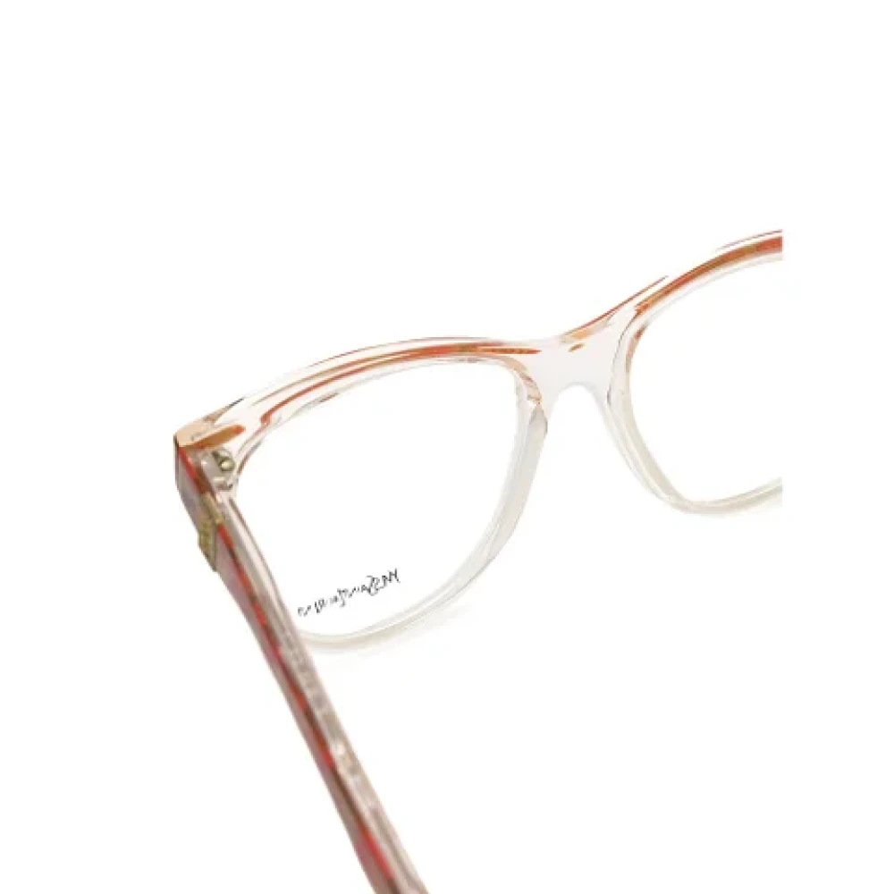 Yves Saint Laurent Vintage Pre-owned Acetate sunglasses Orange Dames