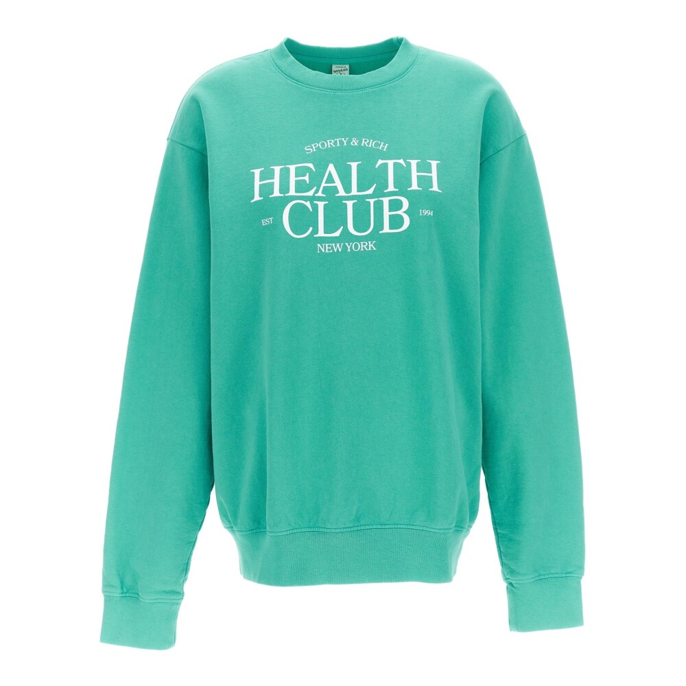 Sporty & Rich ニューヘルス クルーネック スウェット トレーナー Sporty & Rich ニューヘルス クルーネック スウェット